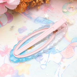Castle in the Clouds Shaker Barette (Oval)