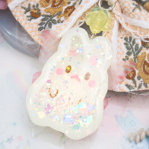 Daffodil Fairy Bun with Embroidered Floral Bow