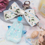 Hydrandrea Fairy Bun with Embroidered Floral Bow