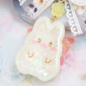 Buttercup Fairy Bun with Embroidered Floral Bow