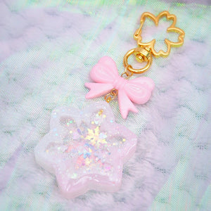 Smol Pink Snowflake Charm (Type B)