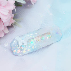 Delicate Fairy Clasp Barrette (Cloud Bar)
