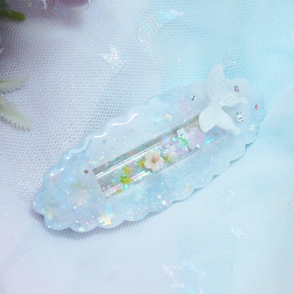 Delicate Fairy Clasp Barrette (Cloud)