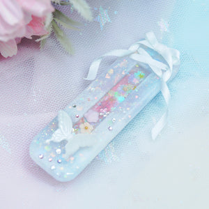 Fairy's Footsteps Barrette Clip (Rounded Rectangle)
