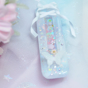 Fairy's Footsteps Barrette Clip (Rounded Rectangle)