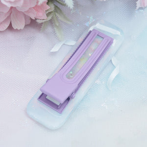 Fairy's Footsteps Barrette Clip (Rounded Rectangle)