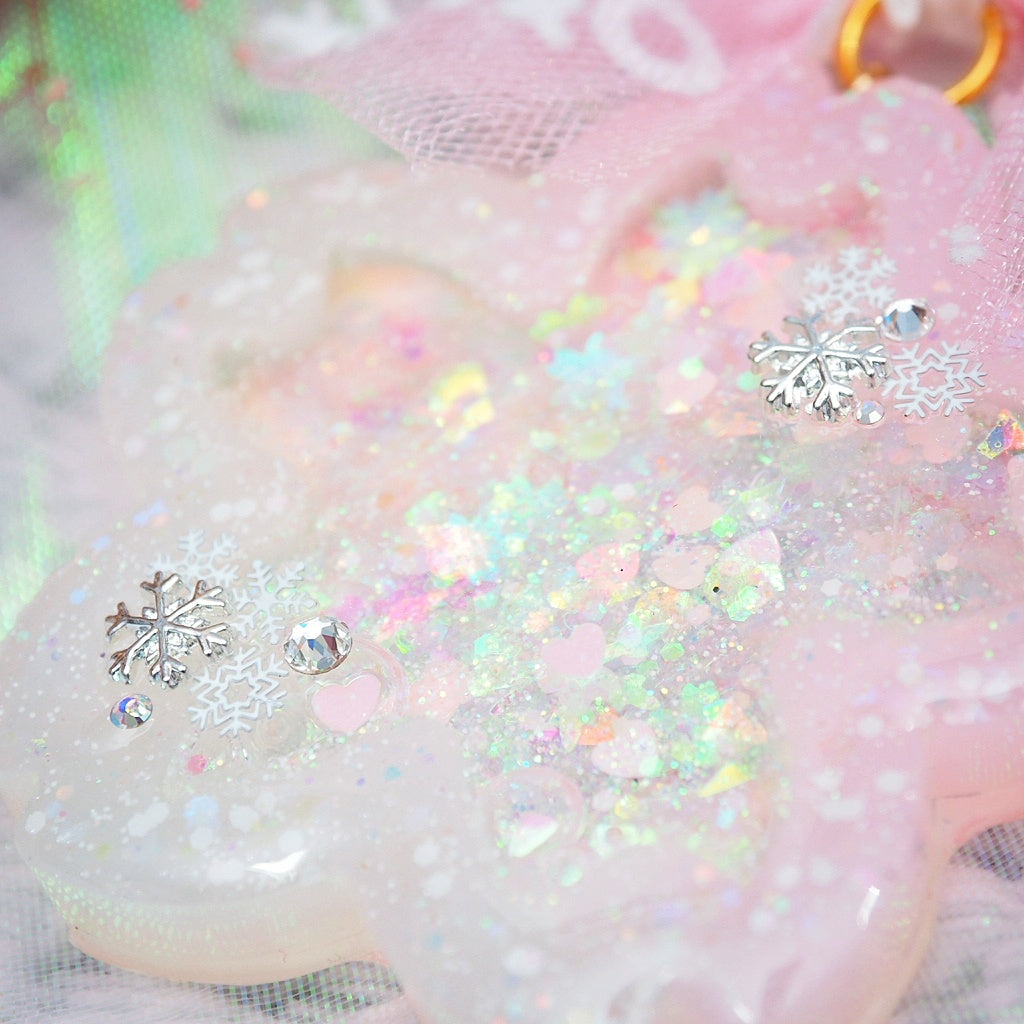 Soft Pink Sakura Iridescent Shaker (Interchangeable Ornament Charm)