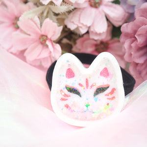 Glowing Kitsune Hairtie