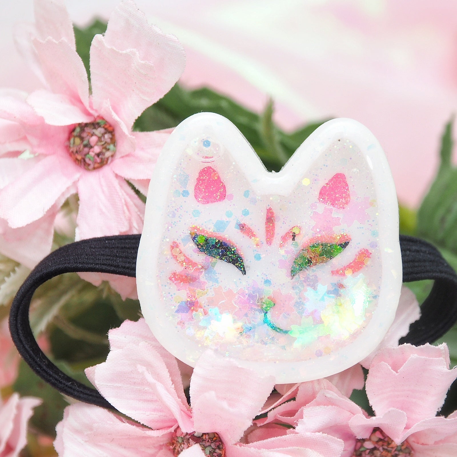 Glowing Kitsune Hairtie