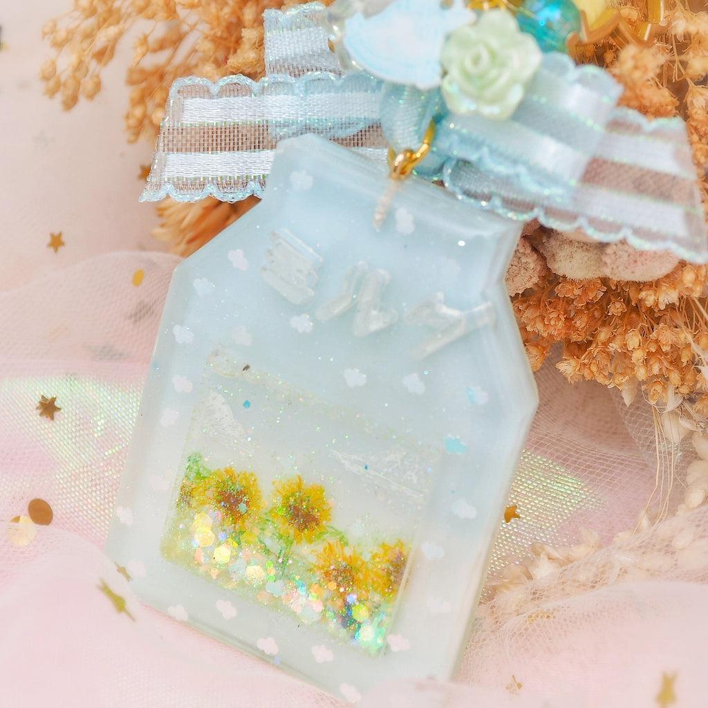 Sunflower Miruku ミルク Carton Charm