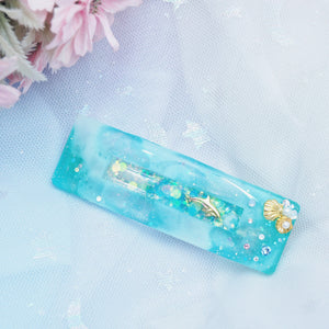 Drop of the Ocean Barrette (Rectangle)