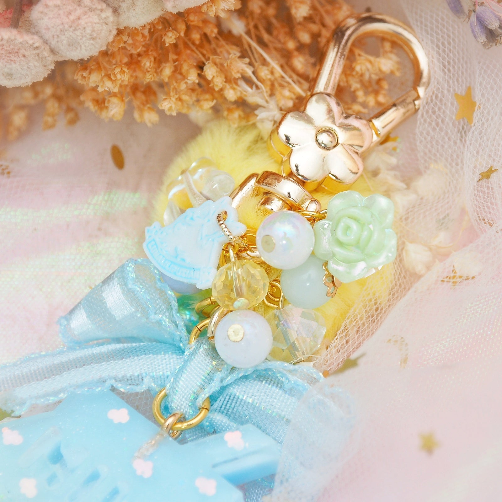 Sunflower Milk Carton Charm