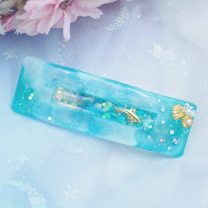 Drop of the Ocean Barrette (Rectangle)