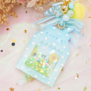 Sunflower Milk Carton Charm