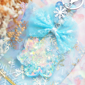 Icy Snowflake Iridescent Shaker (Interchangeable Ornament Charm)
