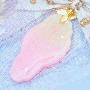Pink & Yellow Budgie Shaker Charm