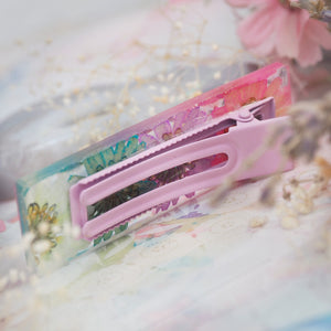 Fairy Confetti Floral Shaker Barette