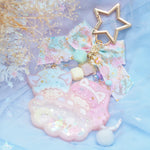 Pastel Puffs Dreamy Twin Stars Charm