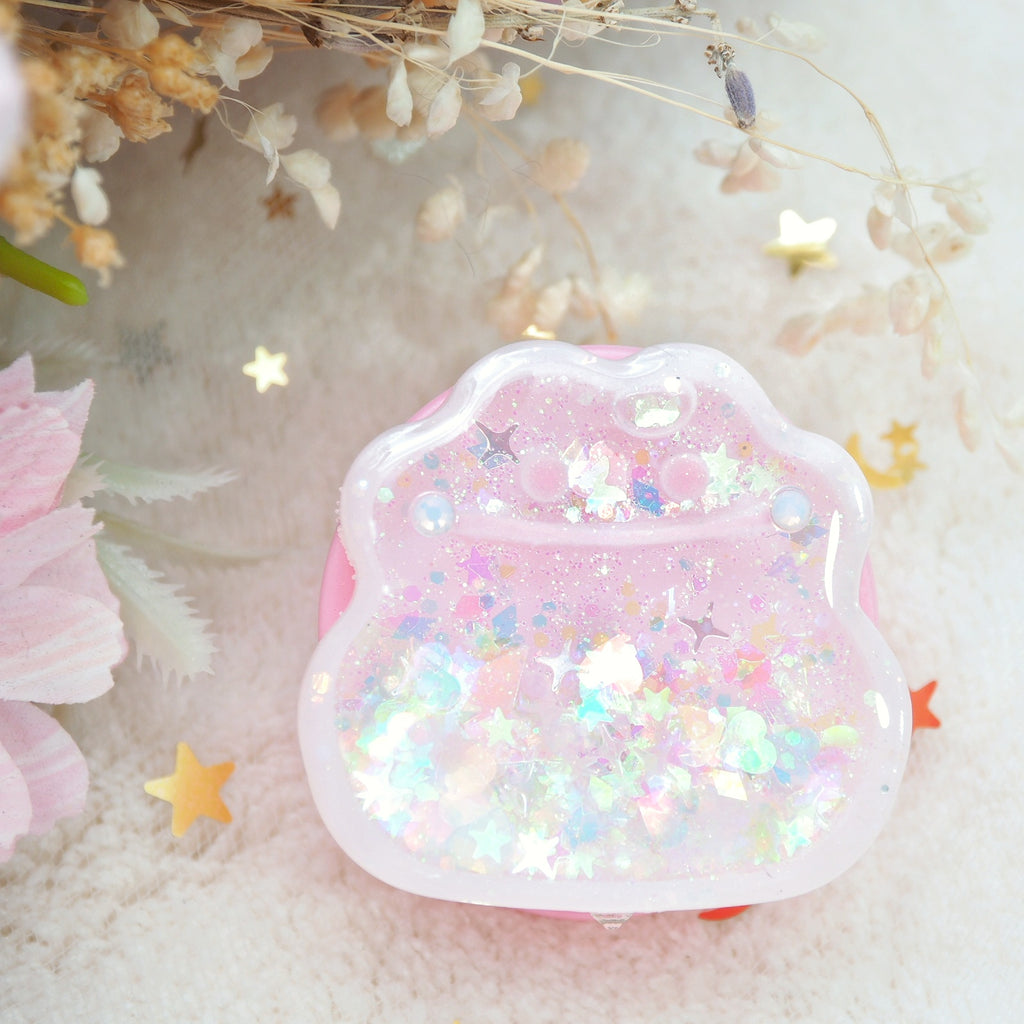 Pink Ditto with Violet Glow Phone Grip