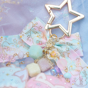 Pastel Puffs Dreamy Twin Stars Charm