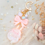 Coral Fade Ghostie Bun Charm