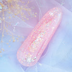 Pinky Snow Barette (Teardrop)