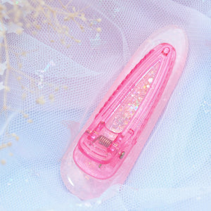 Pinky Snow Barette (Teardrop)