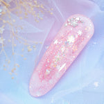 Pinky Snow Barette (Teardrop)