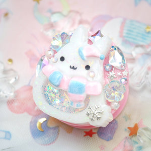 Winter Hat Bun Grip (Pink)