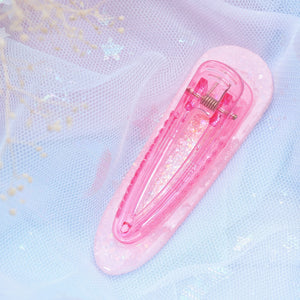 Pinky Snow Barette (Teardrop)