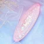 Pinky Snow Barette (Oval)