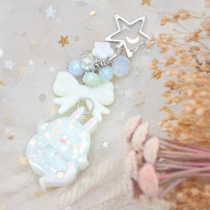 Mint Fade Ghostie Bun Charm
