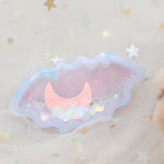 Dusty Lilac Bat Shaker Barette