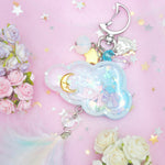 Sweet Dreams Cloud Shaker Moon Charm