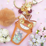 Cat Bus with Totoro aboard Cup Shaker Charm (Big)