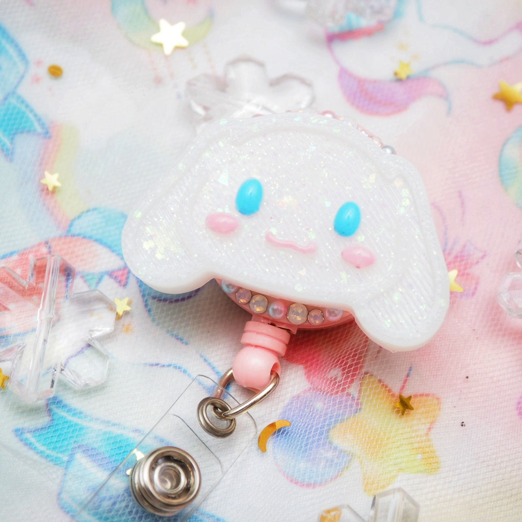 Cinnamoroll Badge Reel (pink)