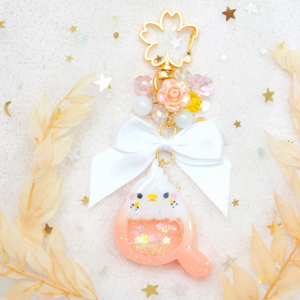 Little Orange Birb Charm