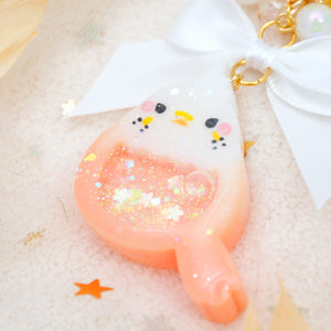Little Orange Birb Charm