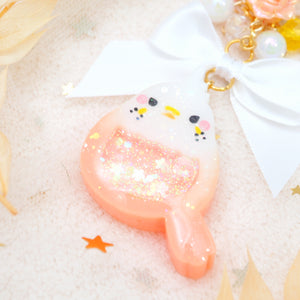 Little Orange Birb Charm