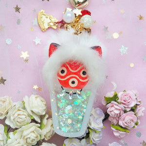 Mononoke Hime Mask Shaker Charm (Smol)