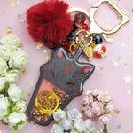 Kawaii Dark Ookami Boba Shaker Charm (Big)