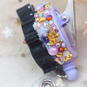 Tri-light Ghostie Bun Badge Reel