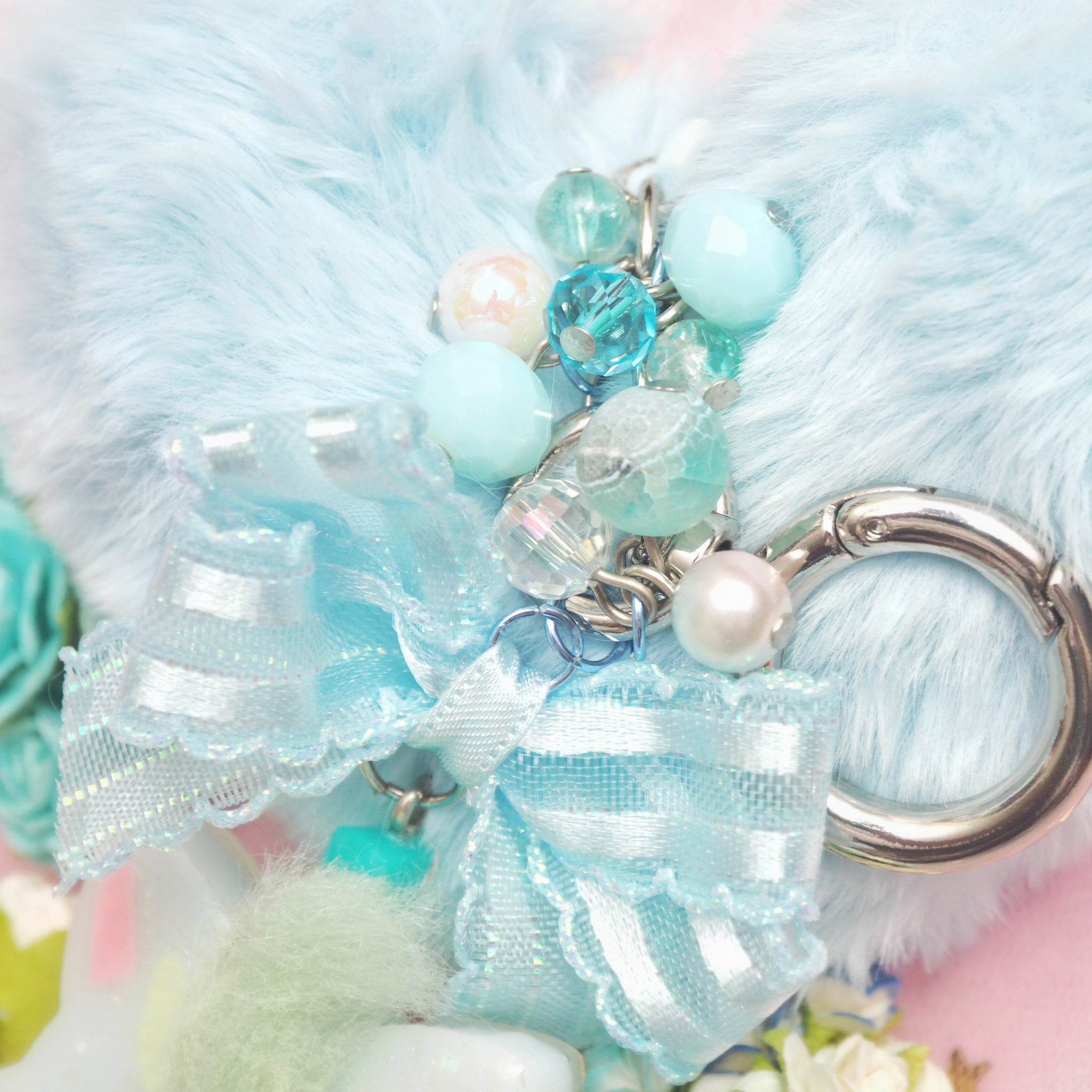 Kawaii Haku Boba Charm with shikigami cut-outs (Big)