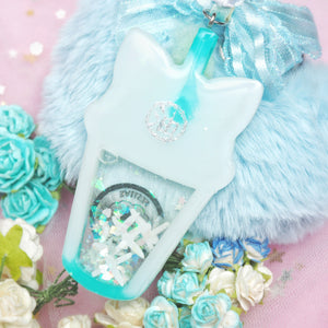 Kawaii Haku Boba Charm with shikigami cut-outs (Big)
