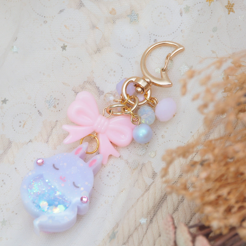 Grape Soda Ghostie Bun Charm