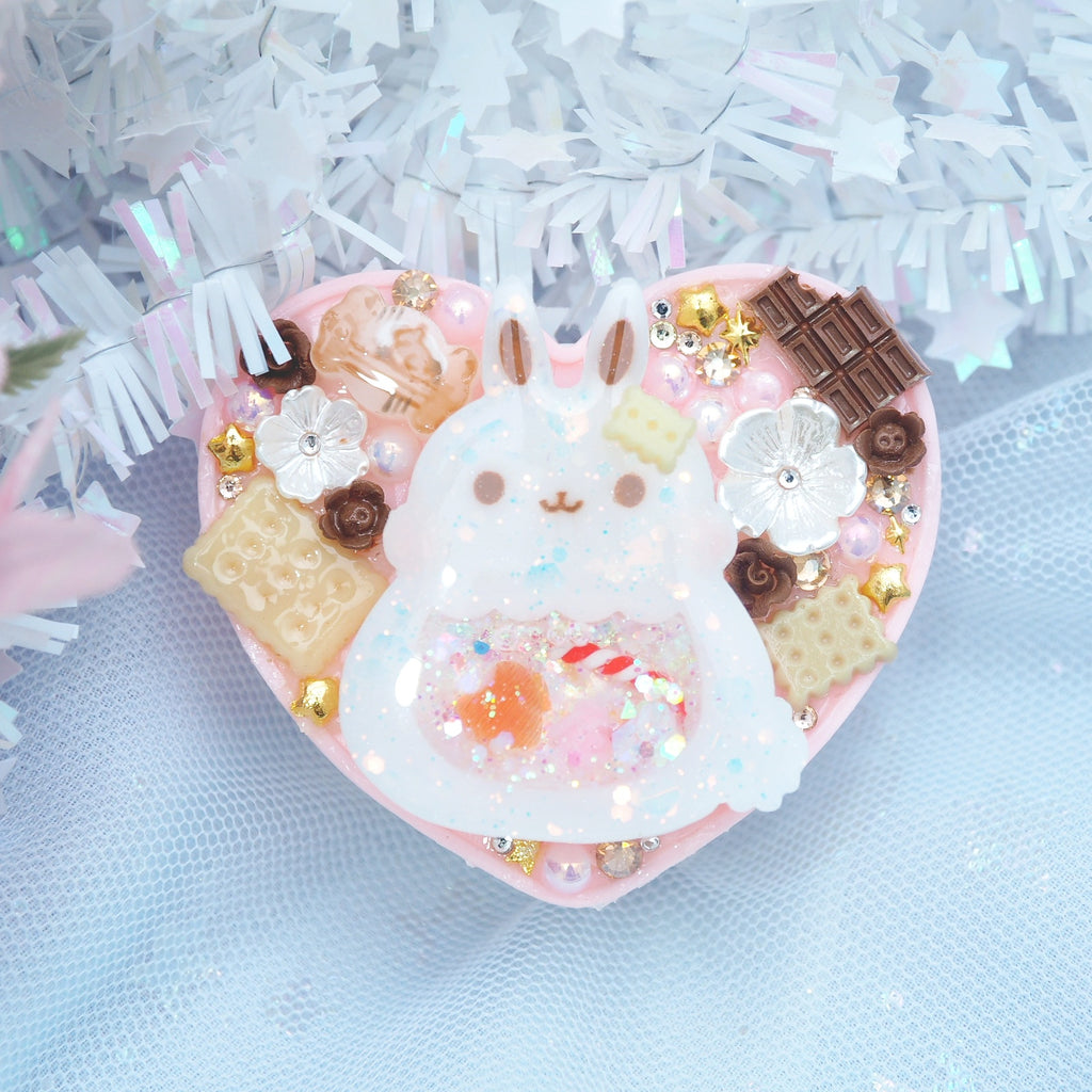 Milk Choco Bunbun Heart Grip