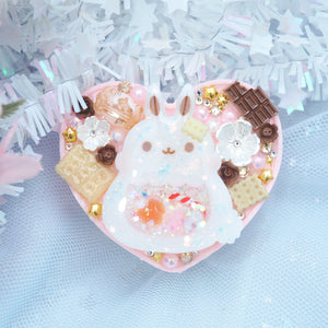 Milk Choco Bunbun Heart Grip