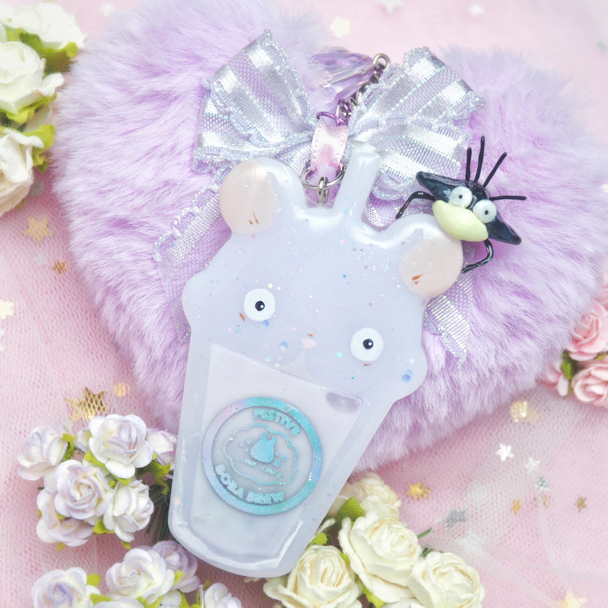 Spirited Away Rat and Birb Boba Shaker Charm (Big)