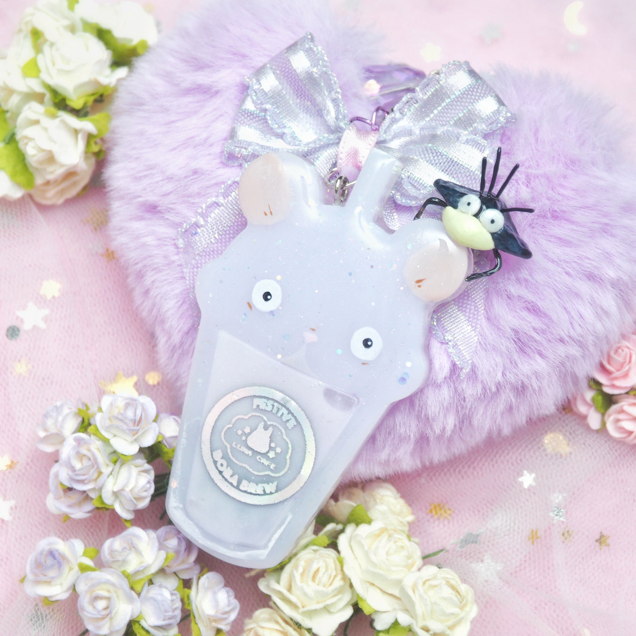 Spirited Away Rat and Birb Boba Shaker Charm (Big)