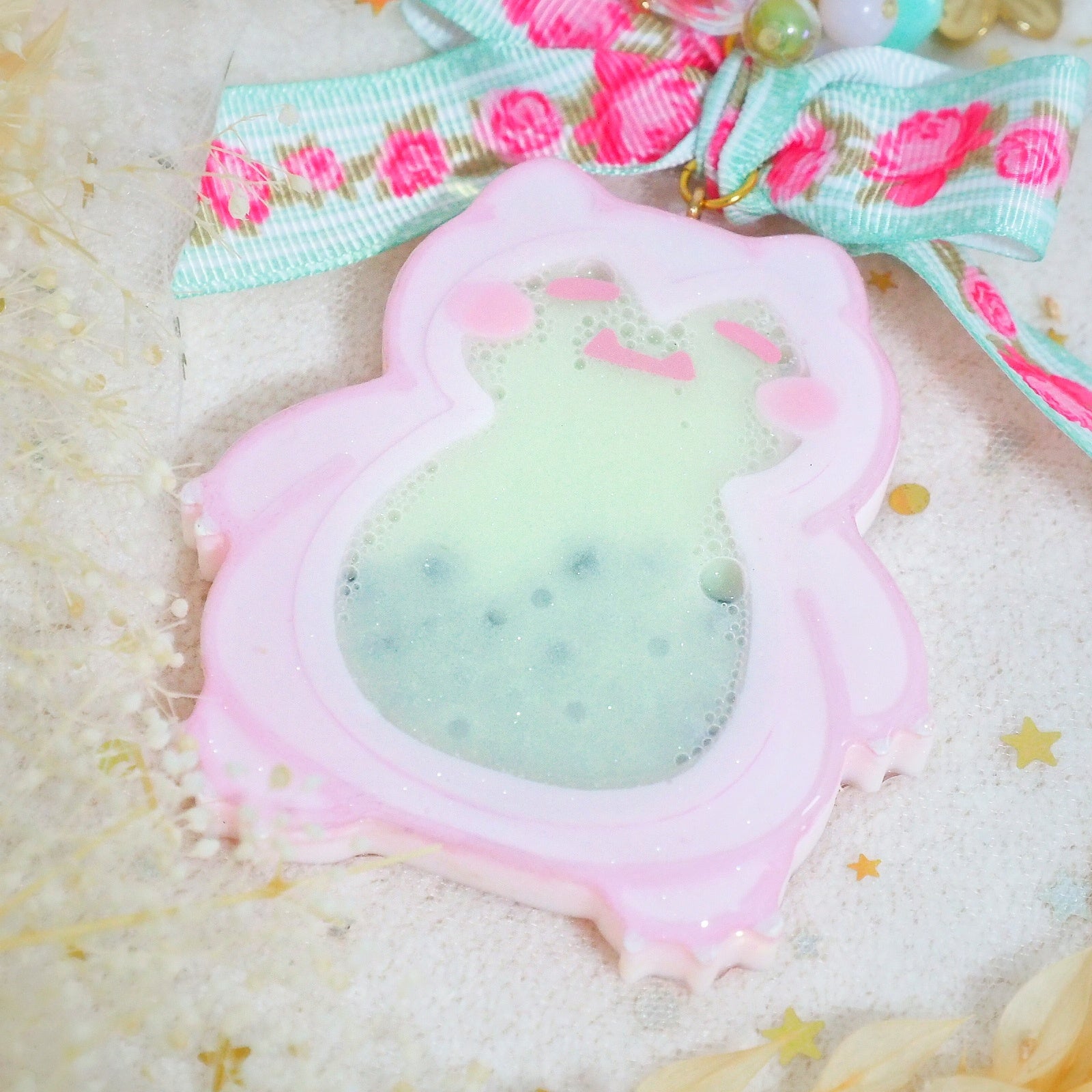 Sakura Matcha Boba Belly Chunky Charm